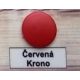 Takarósapka konfirmátorra piros krono