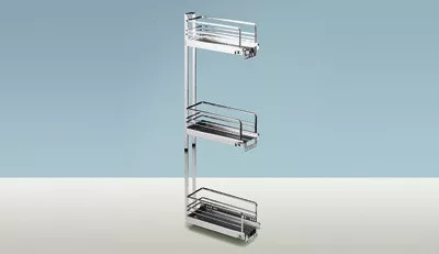HETTICH 13936 frontkihúzás 2 polc, SiSy