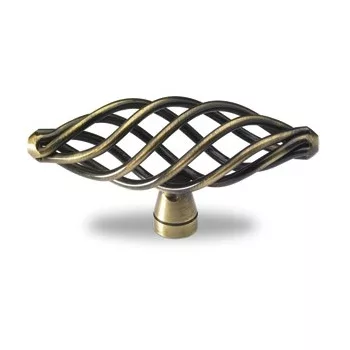 HETTICH 9070513 gomb Valentia 79 mm réz antik arany