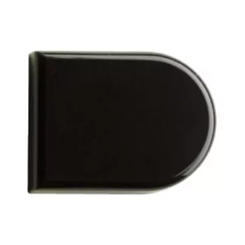   HETTICH 70052 takarósapka "B" (félgömbölyű) üveghez 4-5,2 mm fekete