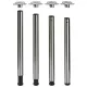 HETTICH 70149 Femi asztalláb 710/60 mm matt fekete