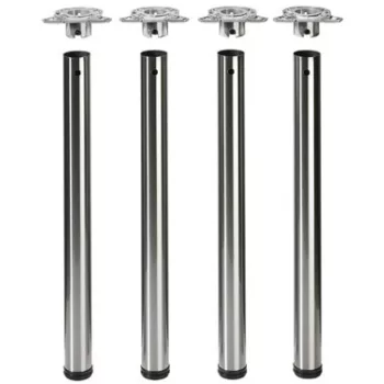 HETTICH 70133 Efua asztalláb 710/50 mm matt fekete