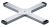 HETTICH 48535 Change plus szerelő kereszt 600x600 mm