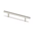HETTICH 9070967 fogantyú SALVIA 156/96 mm csiszolt  nemesacél; átmérő 10 mm