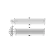 HETTICH 9071060 fogantyú Nidum L111/96 alu elox