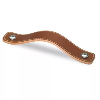 HETTICH 9071839 fogantyú Nica/126/96 mm világosbarna bőr