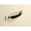 HETTICH 9071717 fogantyú Edessa 145/96 mm barna bőr matt nikkel