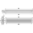 HETTICH 9071073 fogantyú Nidum L175/160 alu elox
