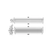 HETTICH 9071079 fogantyú Nidum 271/256 mm alumínium