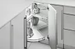 HETTICH 49207 3/4-fordítható drótkosár 820 mm króm