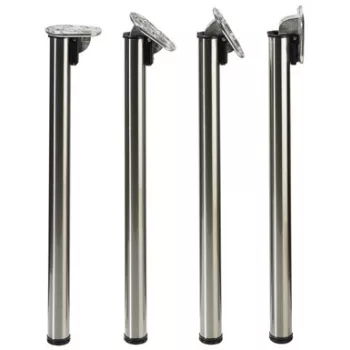 HETTICH 9078548 Jengo asztalláb 710/50 mm nemesacél