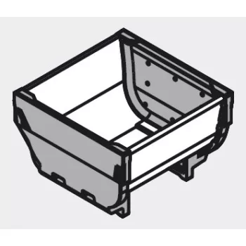 BL ZSI.010SI Tál 88x88mm nemesa.