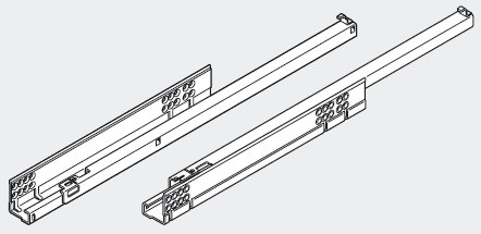 BLUM 550H5500.03 Tandem 3/4 Tip-on 550mm