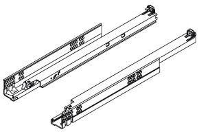 BLUM 560H2500C Tandem teljeskihuzású fióksín Tip-on 250mm