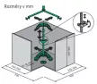 KES 260500 Revo 90° mechanizmus