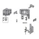 BLUM Z33M00E0A6 szett Space Corner "M" szürke