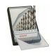 BOSCH 2607010535 Sada vrtáků do kovu HSS-G, Robust Line, 135° 1–10 mm, 10dílná
