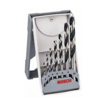 BOSCH 2608577347 7dílná sada vrtáků do kovu HSS PointTeQ, Mini-X-Line, 2–8 mm