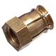 Beütő tipli BU12-M6x12mm sárgaréz