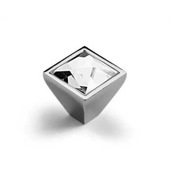 HETTICH 9113696 gomb Sava 25x25 mm króm fényes