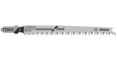 BOSCH 2608633528 Pilový plátek do přímočaré pily T 234 X Progressor for Wood,5ks