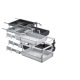 HETTICH 9111142 konté.sze.részl.kihu.sín.és teljeski.sín.átnyúl. P2O 392x530 mm