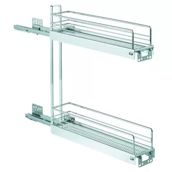 KES 233460 150mm-es korpusz-hoz 90° szürke jobbos