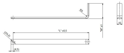 LEHMANN Zár rúd 292 irattartóhoz 762 mm