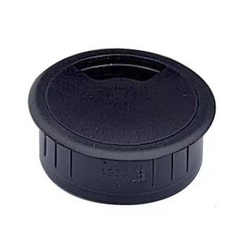 HETTICH 73747 kábelüst 60 mm fekete