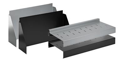 HETTICH 9111404 polc irattartóra és válaszfal 530 mm alumínium