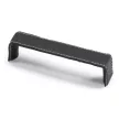 HETTICH 9113508 fogantyú Dublina 168/160 mm fekete bőr