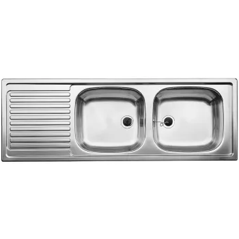   BLANCO 500374 Mosogató Top EZS 12x4-2 természetes fényű nemesacél excen.nélk.