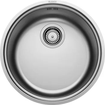   BLANCO 514647 Mosogató Rondosol-IF 3-1/2" szálcsiszolt nemesacél excen.nélk.
