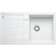 BLANCO 513205 Mosogató Metra 5 S fehér excenter nélkül Silgranit PuraDur