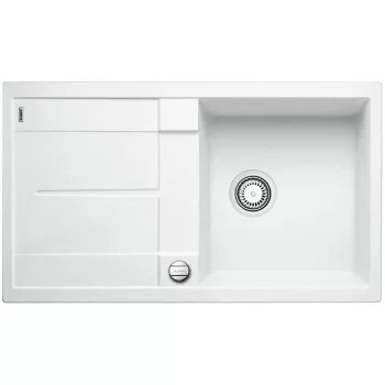   BLANCO 513037 Mosogató Metra 5 S fehér excenterrel Silgranit PuraDur