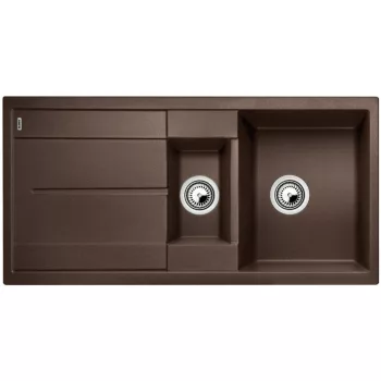   BLANCO 515046 Mosogató Metra 6 S kávé excenter nélkül Silgranit PuraDur