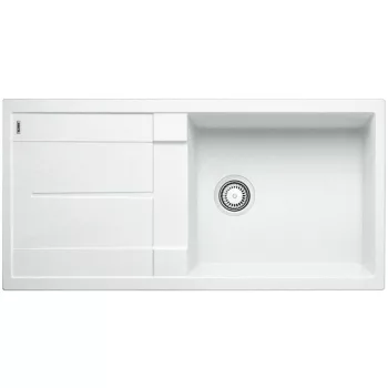   BLANCO 515136 Mosogató Metra XL 6 S fehér excenter nélkül Silgranit PuraDur