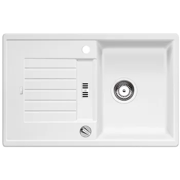   BLANCO 514718 Mosogató Zia 45 S fehér excenterrel Silgranit PuraDur
