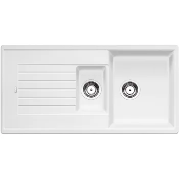   BLANCO 514742 Mosogató Zia 6 S fehér excenter nélkül Silgranit PuraDur