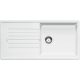 BLANCO 517571 Mosogató Zia XL 6 S fehér excenter nélkül Silgranit PuraDur