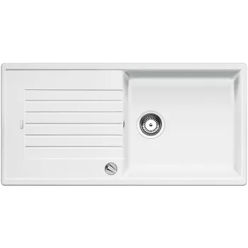   BLANCO 517561 Mosogató Zia XL 6 S fehér excenterrel Silgranit PuraDur