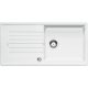 BLANCO 517561 Mosogató Zia XL 6 S fehér excenterrel Silgranit PuraDur