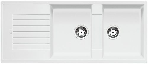 BLANCO 515597 Mosogató Zia 8 S fehér excenter nélkül Silgranit PuraDur