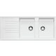BLANCO 515597 Mosogató Zia 8 S fehér excenter nélkül Silgranit PuraDur