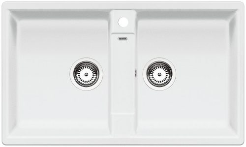 BLANCO 516678 Mosogató Zia 9 fehér excenter nélkül Silgranit PuraDur