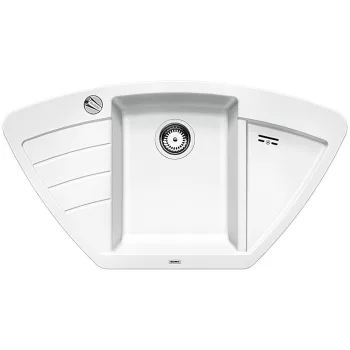   BLANCO 514750 Mosogató Zia 9 E fehér excenterrel Silgranit PuraDur