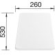 BLANCO 217611 kiegészítők fehér vágódeszka 530x260x17