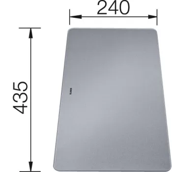   BLANCO 227697 Tartozék üveg vágódeszka mosogatóhoz a munkalap.