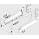 BLUM készlet Antaro D 500 mm/30 kg, Blumotion/TOB, szürke R9006
