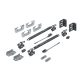 HETTICH 9134311 SysLine S szett csillapítással 2 ajtószárnyra
